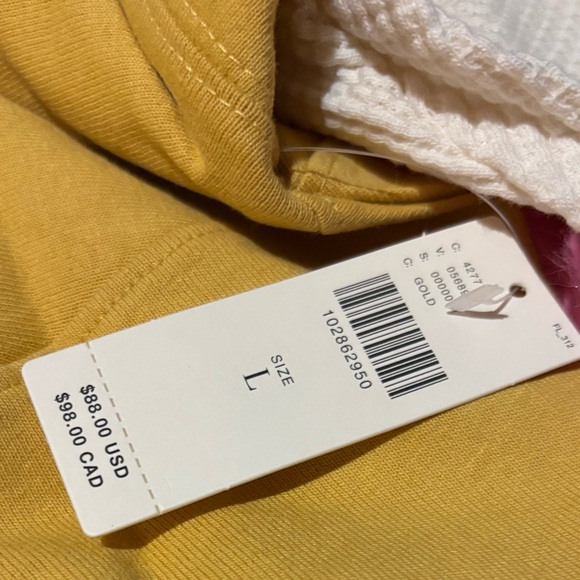 Daily Practice by Anthropologie Pullover Cotton Long Sleeve Crop Top Size Large - Picture 4 of 10